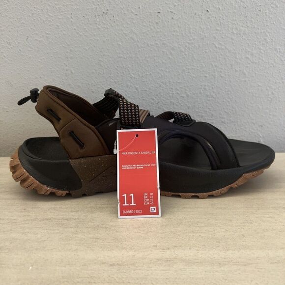Nike DJ6604-002 Men’s Sz 11 Oneonta Sandals Black/Med. Brown - Picture 2 of 10